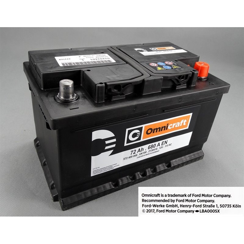 OMNICRAFT - Batería de coche - 74Ah/680A