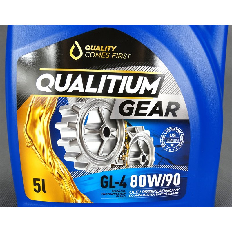 OLEJ PRZEKŁADNIOWY QUALITIUM GEAR GL-4 80W90 - 5L