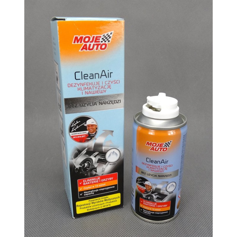 MOJE AUTO ODŚWIEŻACZ KLIMATYZACJI CLEAN AIR 150ML / ARCTIC