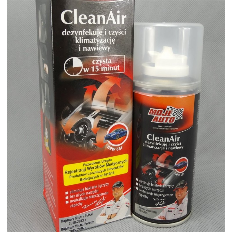 MOJE AUTO ODŚWIEŻACZ KLIMATYZACJI CLEAN AIR 150ML / NEW CAR