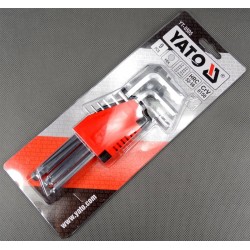 ZESTAW KLUCZY IMBUSOWYCH 1.5-10MM 9SZT YATO