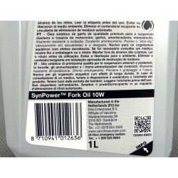 OLEJ HYDRAULICZNY VALVOLINE SYNPOWER FORK 10W - DO ZAWIESZENIA W MOTOCYKLACH - 1L