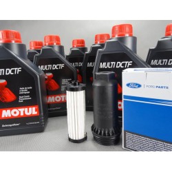 ZESTAW OLEJ PRZEKŁADNIOWY AUTOMATYCZNEJ SKRZYNI POWERSHIFT (6 BIEGÓW) MOTUL 7L + FILTR OLEJU ORG