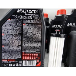 ZESTAW OLEJ PRZEKŁADNIOWY AUTOMATYCZNEJ SKRZYNI POWERSHIFT (6 BIEGÓW) MOTUL 7L + FILTR OLEJU ORG